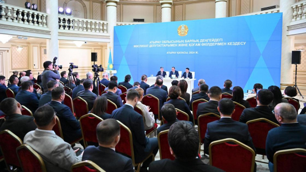 Маулен Ашимбаев встретился с жителями Атырауской области