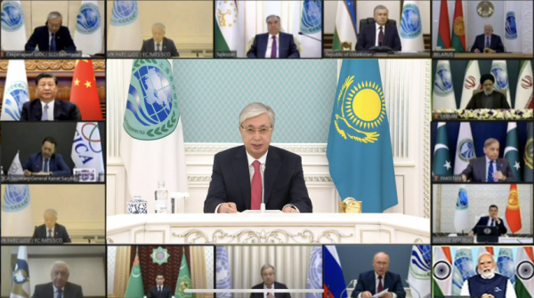 О чем говорил Токаев на заседании глав государств ШОС