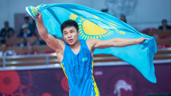 Нуркожа Кайпанов принёс Казахстану первое мужское золото на чемпионате Азии-2025 по борьбе